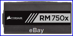 CORSAIR RMX Series, RM750x, 750 Watt, 80+ Gold Certified, Modular Power Supply