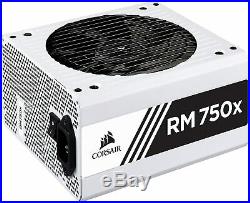 CORSAIR RMX White Series (2018), RM750x, 750 Watt, Fully Modular Power Supply