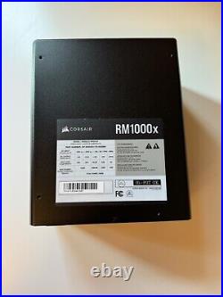 CORSAIR RMx Series RM1000x 80 PLUS Gold Fully Modular ATX Power Supply Black