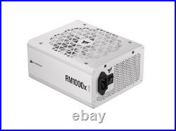 CORSAIR RMx Shift White Series, RM1000x Shift White, 1000 Watt, 80 PLUS GOLD, Fu