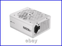 CORSAIR RMx Shift White Series, RM1200x Shift White, 1200 Watt, 80 PLUS GOLD, Fu