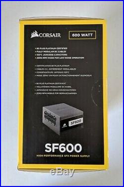 CORSAIR SF Series SF600 600 Watt 80 PLUS Platinum SFX PSU (CP-9020182-NA)