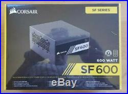 CORSAIR SF600 600W 80 PLUS GOLD Active PFC SFX12V Micro ATX Full Modular (SF600)