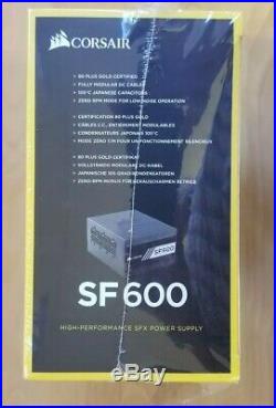 CORSAIR SF600 600W 80 PLUS GOLD Active PFC SFX12V Micro ATX Full Modular (SF600)