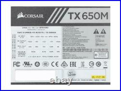 CORSAIR TX-M Series TX650M CP-9020132-NA 650W ATX12V v2.4 / EPS 2.92 80 PLUS GOL