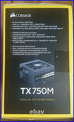 CORSAIR TX750M Semi-Modular ATX PSU PC Power Supply 750W