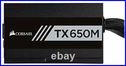 CORSAIR TXM Series TX650M 650 Watt 80+ Gold Certified Semi Modular Power Supply