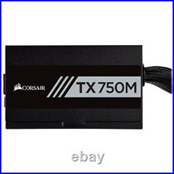 CORSAIR TXM Series, TX750M, 750 Watt, 80+ Gold Certified, Semi Modular Power Su