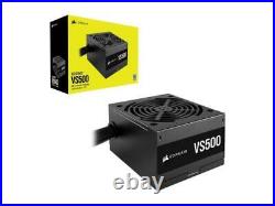 CORSAIR VS Series VS500 500W 80 PLUS Certified Non-Modular ATX Power Supply, CP