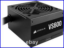 CORSAIR VS Series VS600 600W 80 PLUS Certified Non-Modular ATX Power Supply