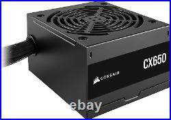 CX650 80 plus Bronze Non Modular Low-Noise ATX 650 Watt Power Supply NA Blac