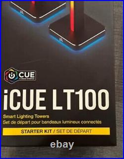 Cheez It Corsair iCue LT100 Smart Lighting Tower Starter Kit With Matching Mouse