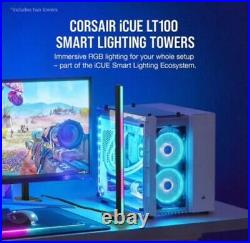 Cheez It Corsair iCue LT100 Smart Lighting Tower Starter Kit With Matching Mouse