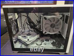 Cooler Master NR200 White ITX Case with Corsair SF750 PSU, Fans, Commander Pro