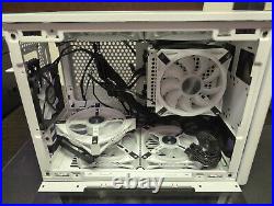 Cooler Master NR200 White ITX Case with Corsair SF750 PSU, Fans, Commander Pro