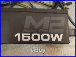 Cooler master Silent Pro M2 1500W PSU great for crypto mining