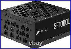 Corsair 1000W Fully Modular SF-L Series SFX-L Power Supply, 80 Plus Gold Black