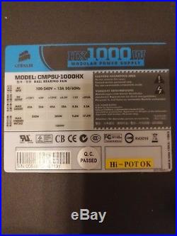 Corsair (1000W Max.) Power Supply Unit CMPSU-1000HX used