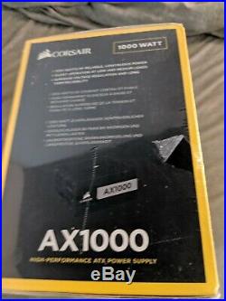 Corsair AX Series AX1000 1000 Watt 80 PLUS Titanium Certified Fully Modular A