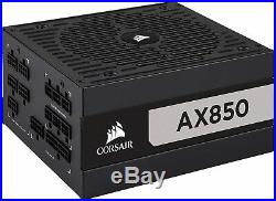 Corsair AX Series AX850 850 Watt 80 PLUS Titanium Certified Fully Modular PSU
