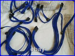 Corsair AX1200 1200W Fully Modular Power Supply + Premium Blue Sleeved Cables