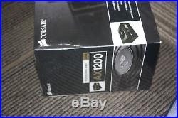 Corsair AX1200 80+ Gold fully modular power supply NEW IN BOX Sealed Plastic
