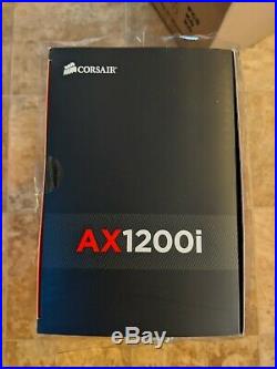 Corsair AX1200i 1200W Digital 80 plus Platinum fully Modular Power Supply NEW