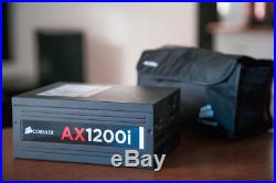 Corsair AX1200i AXi 1200W Power Supply 80 Plus Platinum, All Cables Included