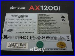Corsair AX1200i Black Digital Power Supply Model 75-000784 Tested