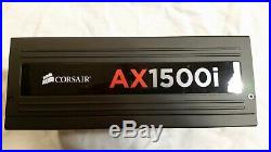 Corsair AX1500i Digital ATX Power Supply 1500 Watt Titanium - Barely Used