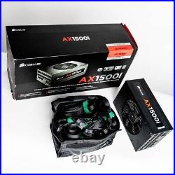 Corsair AX1500i Digital Power Supply, All Original Cables / Accesories