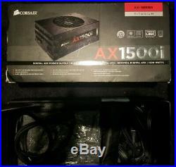 Corsair AX1500i PSU all cables included, warranty and receipt