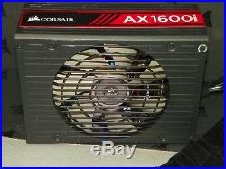 Corsair AX1600i 1600 watt Titanium Power Supply with box with contents UIB