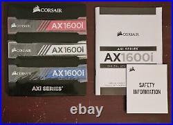 Corsair AX1600i 1600W 80+ Titanium Fully Modular Power Supply PSU with All Cables