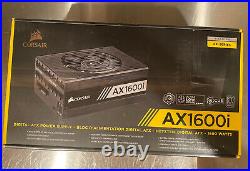 Corsair AX1600i 1600W Digital ATX Power Supply New, Unopened USA