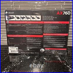 Corsair AX760 760 Watt 750 ATX 80+ Plus Platinum Fully Modular Power Supply PSU