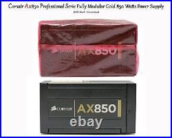 Corsair AX850 Watt Gold Professional Series Power Supply Unit