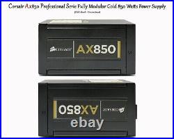 Corsair AX850 Watt Gold Professional Series Power Supply Unit