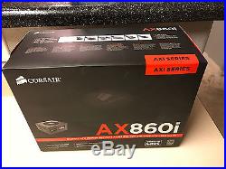 Corsair AX860i power supply, Corsair Neutron GTX SSD, 32GB Corsair memory, i7 CPU