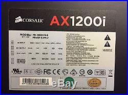Corsair AXi Series, AX1200i, 1200 Watt (1200W), Fully Modular Digital Power 80+