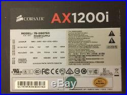 Corsair AXi Series AX1200i Digital 1200W 80 Plus Platinum Power Supply 75-000784