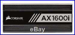 Corsair AXi Series, AX1600i, 1600 Watt, 80+ Titanium Certified, Fully Modular