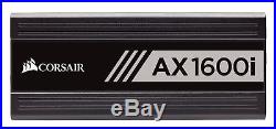 Corsair AXi Series, AX1600i, 1600 Watt, Fully Modular Digital Power Supply, 8
