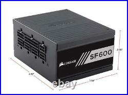 Corsair CP-9020105-CN SF600 Power Supply 600W SFX SATA 80PLUS GOLD ATX Retail