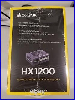 Corsair CP-9020140-NA HX1200 1200W 80 Plus Platinum High Performnce Power Supply