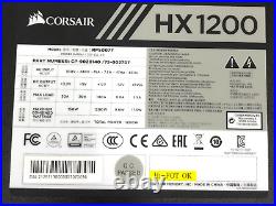 Corsair CP-9020140-NA HX1200 High-Performance ATX Power Supply 1200W #NO3552