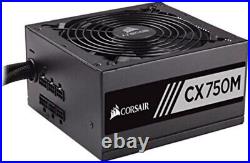 Corsair CX-M Series CX750M 750 Watt 80 PLUS Bronze Semi Modular ATX PSU BNIB