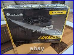 Corsair CX-M Series CX750M 750 Watt 80 PLUS Bronze Semi Modular ATX PSU BNIB