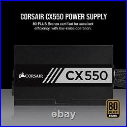 Corsair CX Series 550 Watt 80 Plus Bronze Certified Non-Modular Power Supply