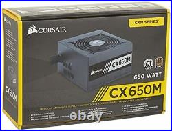 Corsair CX Series 650 Watt 80 Plus Bronze Certified Modular Power Supply CP-9
